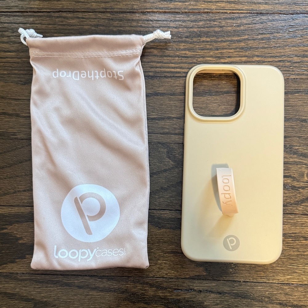 Loopy Case Tan iPhone 15 Pro Max Cover